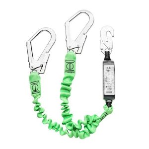 TALABARTE EM Y TUBULAR ELASTIZADO COM ABSORVEDOR DE ENERGIA DG 8010 CONECTOR 55MM