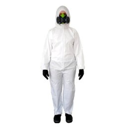 Macacão de Segurança Maxvest Branco Descartável Ca 32399 - M - 1