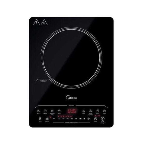 Cooktop de Indução Midea 1 Boca Portátil 1500 W Preto - 220 V