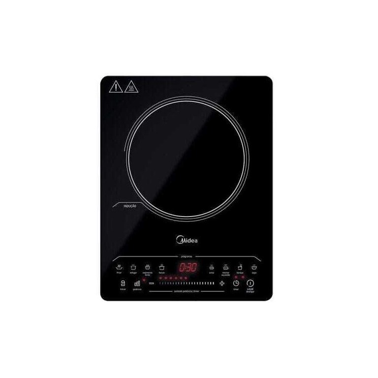 Cooktop de Indução Midea 1 Boca Portátil 1500 W Preto - 220 V