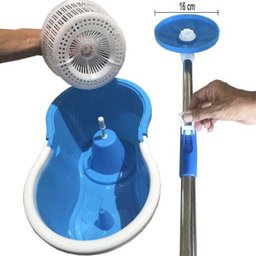 Balde Mop com Cabo 35% + Robusto de 25mm + Dupla Bucha na Cesta Padrão Usa Marca Official Flexmop®Nº 1 - 8