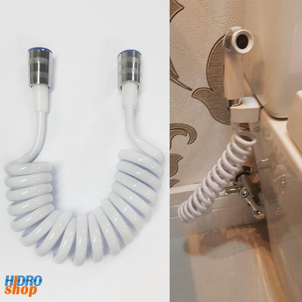 Flexível Mola 1/2" Branco - FLEXMOLA1.5 - 1