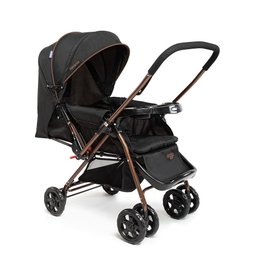 Carrinho com Bebê Conforto Travel System Reverse Preto Bronze - Cosco - 9