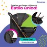 Carrinho com Bebê Conforto Travel System Reverse Preto Bronze - Cosco - 5