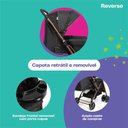 Ver imagem 4 de Carrinho com Bebê Conforto Travel System Reverse Preto Bronze - Cosco