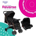 Ver imagem 2 de Carrinho com Bebê Conforto Travel System Reverse Preto Bronze - Cosco