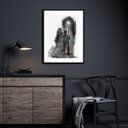 Ver imagem 2 de Quadro Zé Pelintra Desenho - 60x48cm:madeira Preta
