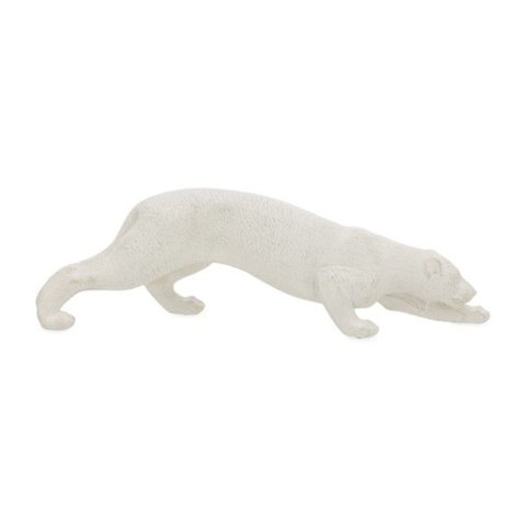 Escultura em Poliresina Pantera 13x41x7,5cm 19408 Mart