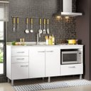 Ver imagem 3 de Balcão Multiuso de Cozinha 3 Portas 3 Gavetas Lev Decibal