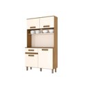 Ver imagem 4 de Kit de Cozinha Compacta B109 C/ 4 Portas e 1 Gaveta 105cm Nature/preto - Henn