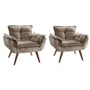 Ver imagem 1 de Kit 2 Poltronas Opala Capuccino