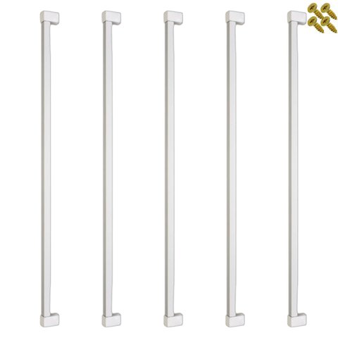 Kit 5 Puxador 640mm Alumínio Armário Móveis Cômoda Roupeiro