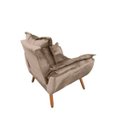 Ver imagem 3 de Poltrona Opala Premium Capuccino Luxuosa Decor