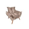 Poltrona Opala Premium Capuccino Luxuosa Decor - 2