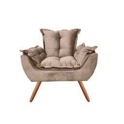 Poltrona Opala Premium Capuccino Luxuosa Decor - 1 Poltrona Opala Premium Capuccino Luxuosa Decor - 1