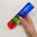 Ver imagem 6 de Vaso Decorativo de Cristal Color 19x5x5cm Enfeite Sala Mesa Estante Aparador