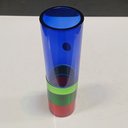 Ver imagem 4 de Vaso Decorativo de Cristal Color 19x5x5cm Enfeite Sala Mesa Estante Aparador