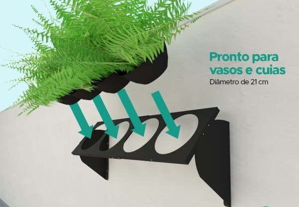Kit Jardim Vertical 6 Módulos + Irrigação - 3