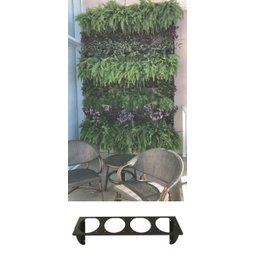 Kit Jardim Vertical 4 Módulos + Irrigação - 2