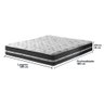 Cama Box Branco e Colchão Classic Preto Molas Ensacadas Casal Anjos - 5
