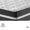 Cama Box Branco e Colchão Classic Preto Molas Ensacadas Casal Anjos - 6