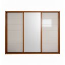 Ver imagem 1 de Guarda-roupa Bom Pastor Milla 3 Portas com Espelho Nat|off