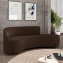 Ver imagem 1 de Sofá 4 Lugares Orgânico 220cm Pé Ferro Preto Morgan Suede D03 - D’Rossi