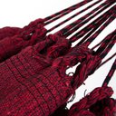 Ver imagem 5 de Combo Rede de Dormir Jeans Vermelha Básica mais Manta Jeans Off White