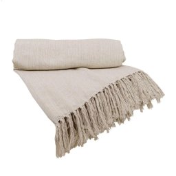 Combo Rede de Dormir Jeans Vermelha Básica mais Manta Jeans Off White - 2