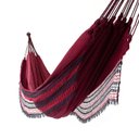 Ver imagem 4 de Combo Rede de Dormir Jeans Vermelha Básica mais Manta Jeans Off White