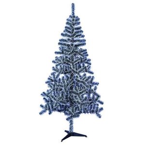 Árvore de Natal Nevada com 450 Galhos e Pé de Plástico 2,10m