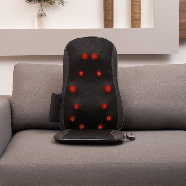 Assento de Massagem Shiatsu 3D Costa e Lombar - 8