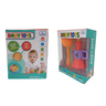 Kit 2pç Brinquedos Para Bebês Corneta Chocalho Estimula Sentidos Colorido Sonoro - 4