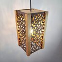 Ver imagem 5 de Luminária de Teto Suspensa Cozinha Sala Jantar Varanda Bivolt Madeira Maciça Jequitibá MDF Imbuia