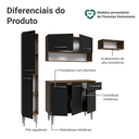 Ver imagem 6 de Armário de Cozinha Completa 197 Cm Emilly Madesa 02