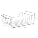 Ver imagem 2 de Kit 3 Organizadores Aramados para Prateleira 34cm Cesto Multiuso Encaixe para Armário