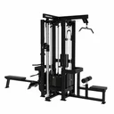 Ver imagem 1 de Estação Musculação Athletic Dinamic Profissional 145kg Carga Total Treino Simultâneo Academia