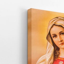Quadro Sagrado Coração de Maria Imaculadada Canvas 60x40cm - 3