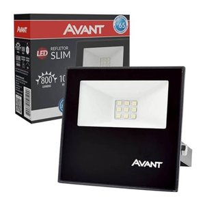 Refletor Led Slim 010 1p65 10w-6500k Avant