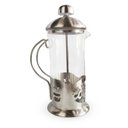 Ver imagem 2 de Cafeteira Prensa Francesa Cremeira 600ml de Vidro e Aço Inox para Café Chá Modelo Escrita Coffee