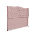 Ver imagem 2 de Kit Cabeceira e Calçadeira Baú Dubai Queen 160 Cm - Veludo Rose
