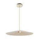 Ver imagem 1 de Pendente Spotline 1218/40 Claire Ø40x16cm 2m D/cabo Alumínio Champagne 3000k 12w