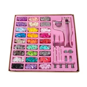 Kit Rosa Alicate Pressão Matrizes Botões BPT-5 - Sun Special
