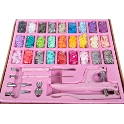 Kit Rosa Alicate Pressão Matrizes Botões BPT-5 - Sun Special - 2