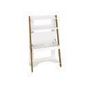 Ver imagem 4 de Conjunto Quarto Cama Solteiro e Escrivaninha/ Estante Simba com Pés em Madeira - Reller