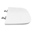 Ver imagem 3 de Assento Sanitário Poliéster para Louça Elite (celite) Super Luxo Cromado (reb. Oculto) Branco