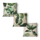 Ver imagem 1 de Kit 3 Capas de Almofada 43x43cm - Floral - Tecido Veludo 100% Poliéster