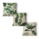 Ver imagem 1 de Kit 3 Capas de Almofada 43x43cm - Floral - Tecido Veludo 100% Poliéster