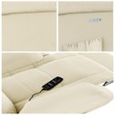 Ver mais imagens de Poltrona do Papai Reclinável Sala de Cinema Madrid Elétrica Touch Massagem USB PU Bege G26 Gran Belo