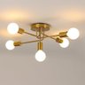Lustre Sputnik Luminaria 5 Lampadas E27 Moderno Iluminaçao Casa Quarto Sala Ambiente Decoraçao - 6